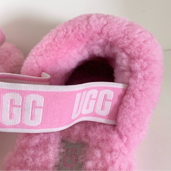 Ugg shearling pastel pink popsicle slides - Picture 6 of 16